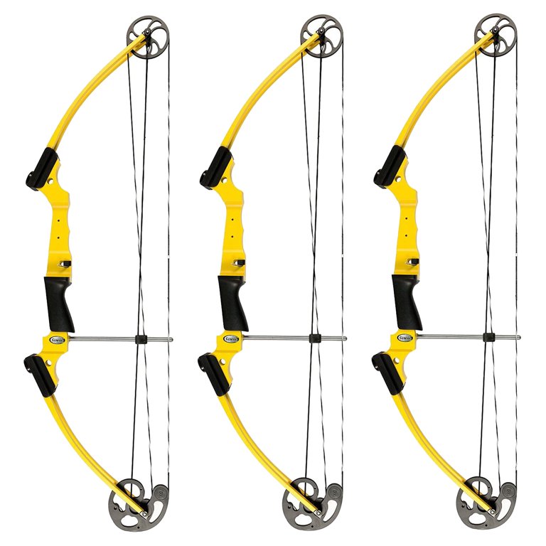 Genesis Archery Original Adjustable Right Handed Bow, Yellow