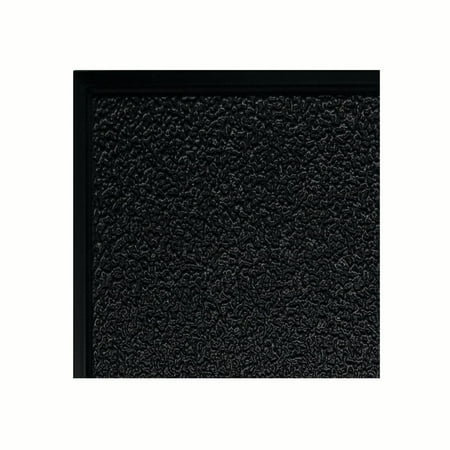 Genesis Black Stucco Pro Revealed Edge Ceiling Tiles - Easy Drop-in Installation Waterproof, Washable and Fire-Rated - High-Grade PVC to Prevent Breakage (12" x 12" Sample)