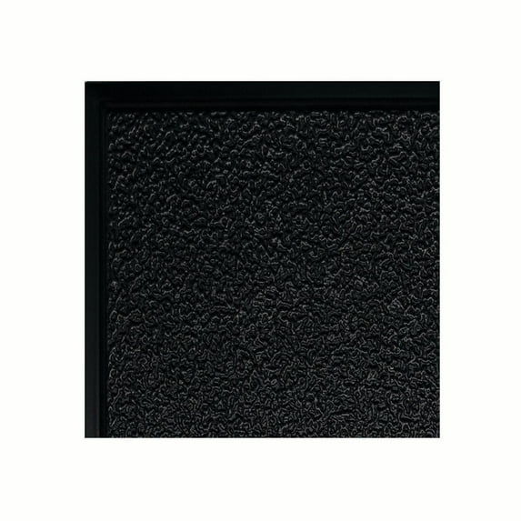 Genesis Black Stucco Pro Revealed Edge Ceiling Tiles - Easy Drop-in Installation Waterproof, Washable and Fire-Rated - High-Grade PVC to Prevent Breakage (12" x 12" Sample)
