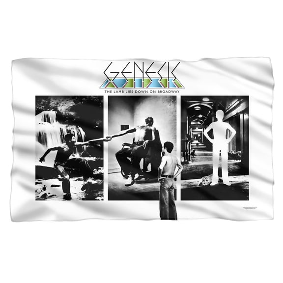 Genesis Blanket, 36"x58" Lamb Lies Down Fleece Blanket