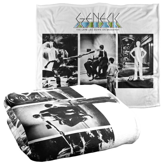 Genesis Blanket, 50"x60" Lamb Lies Down Silky Touch Super Soft Throw Blanket