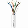 thumbnail image 1 of Genesis 63611101 CAT6 Plenum Cable, 23/4 Solid BC, Unshielded, UTP, CMP, FT6, 1000' (304.8m), REELEX Pull Box, White, 1 of 2