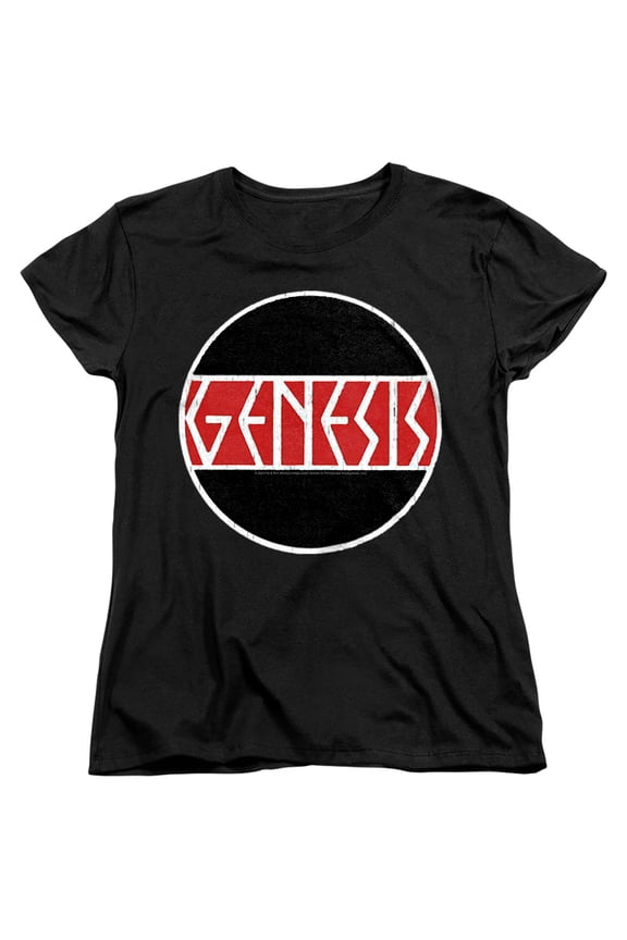 Genesis Circle Logo Women's T Shirt, Black, Medium
