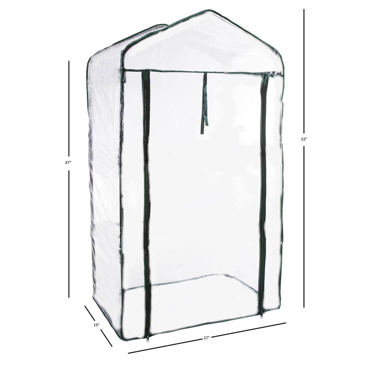 Genesis Clear Replacement Cover for 3 Tier Portable Rolling Greenhouse