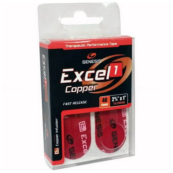 Genesis Excel Copper 1 Performance Tape Red