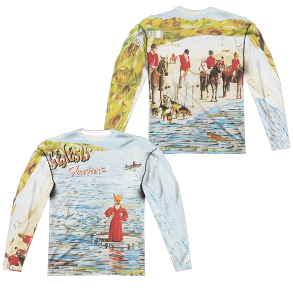 Genesis - Foxtrot Cover (Front/Back Print) - Regular Fit Long Sleeve Shirt - XXX-Large