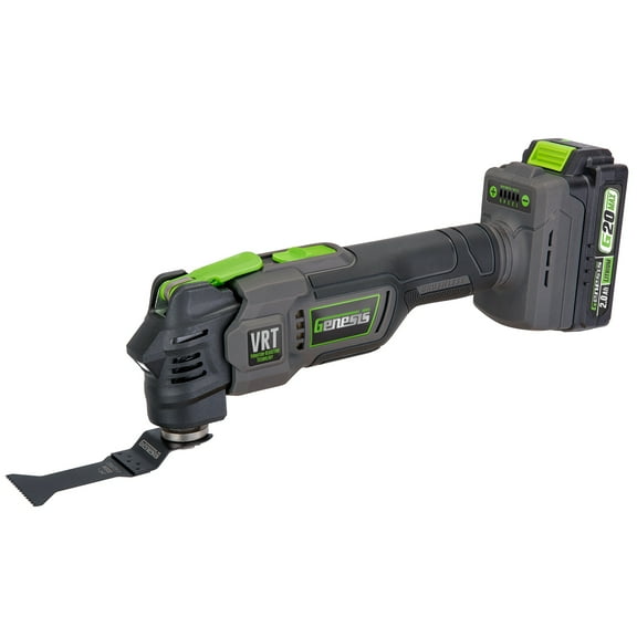 Genesis G20MAX 20V Brushless Oscillating Multi-Tool with Battery and Charger  GLMT20BH