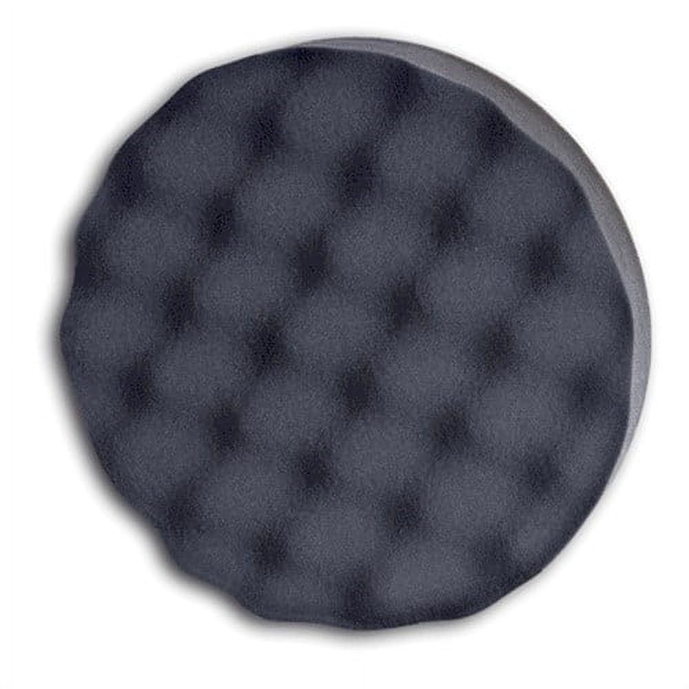 Genesis GAFPP7 Universal 7" Quick-Change Waffle-Pattern Foam Polishing Pad with Reusable Hook and Loop Backing