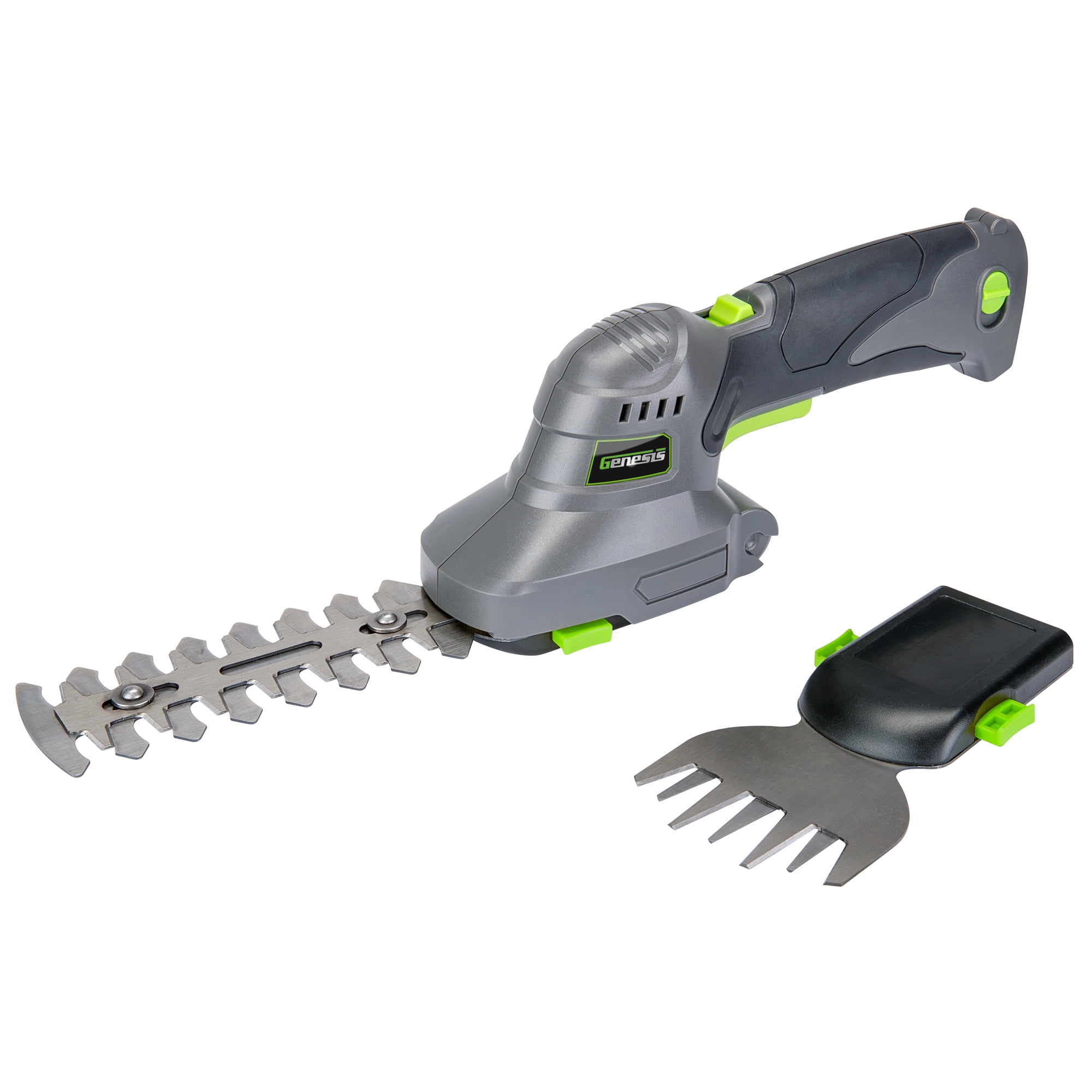 Genesis GLGT08B 8V 2.0Ah Cordless Electric Hedge Trimmer, Rechargeable Battery