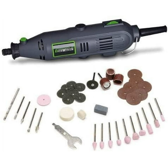 Genesis GRT2103-40 VS Rotary Tool with 40 Accessories, Grey