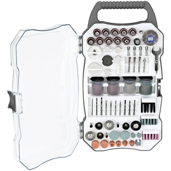 Genesis Gart208 208-piece Rotary Tool Accessory Set