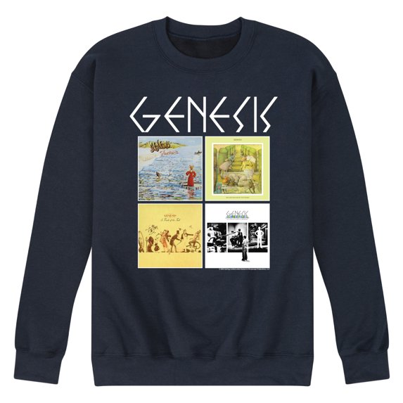 Genesis - Genesis Album Grid - Men's Crew Fleece Sweatshirt