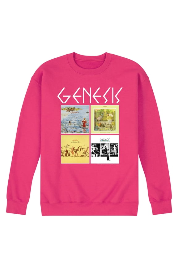 - Genesis Album Grid - Men's Crew Fleece Sweatshirt