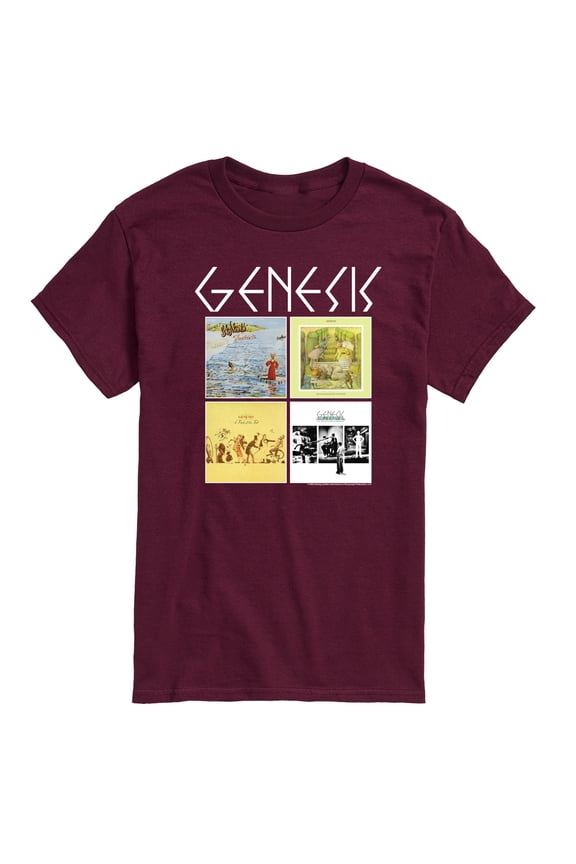 - Genesis Album Grid - Men's Short Sleeve Graphic Tee