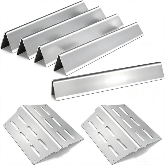 Genesis Grill Parts 17.5" Flavorizer Bars Heat Deflector for Weber Genesis 300 Series Weber E310 E320 E330 EP310 EP320 EP330 Front Control, Grill Replacement Parts for Weber 7620 7622 Accessories