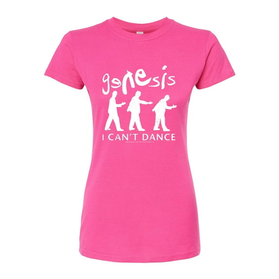 Genesis - I Can't Dance - Juniors Fitted Graphic T-Shirt