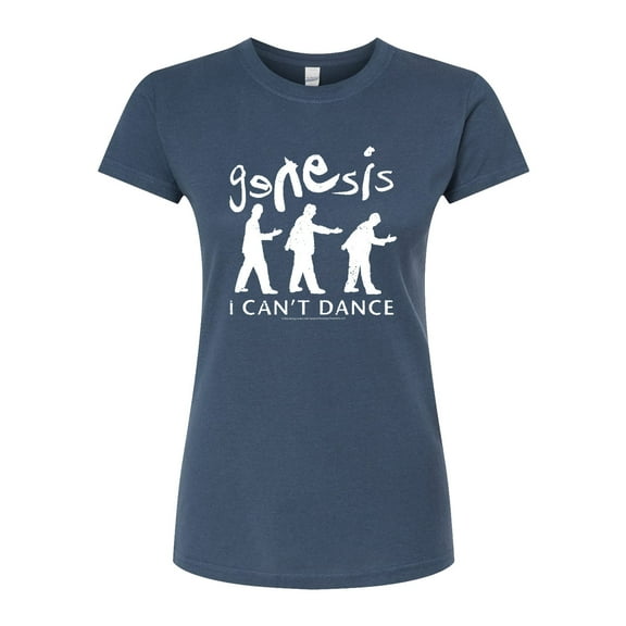 Genesis - I Can't Dance - Juniors Fitted Graphic T-Shirt