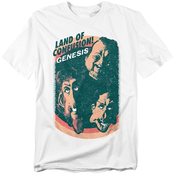 Genesis T-Shirt Land of Confusion Unisex Graphic Tee For Men & Women
