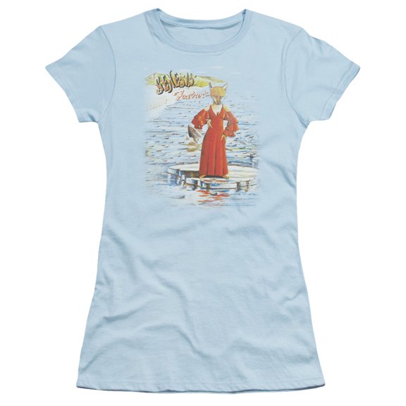 Genesis Large Foxtrot Junior Women's T-Shirt Sheer Light Blue