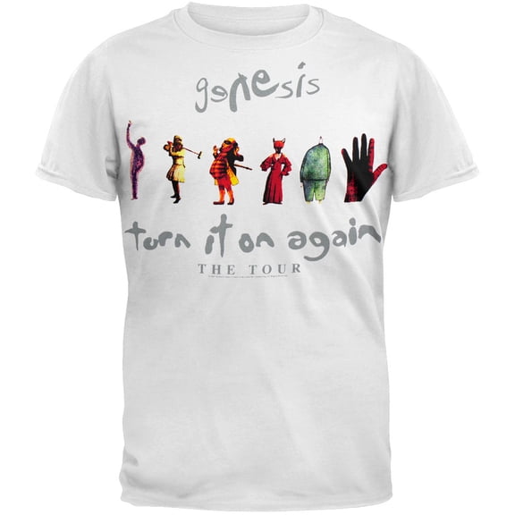 Genesis Men's Turn It On Again 07 Tour Short Sleeve T Shirt