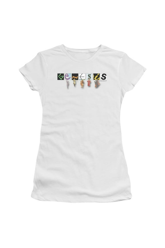 Genesis New Logo Junior Women's T-Shirt Sheer White
