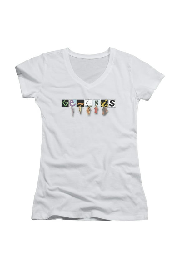 Genesis New Logo Officially Licensed Junior V Neck T Shirt