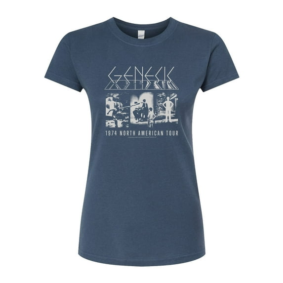Genesis - North American Tour 74 - Juniors Fitted Graphic T-Shirt
