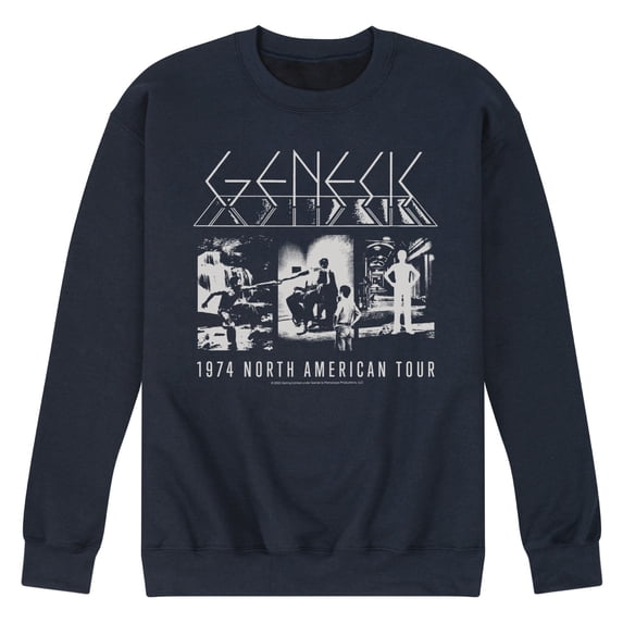 Genesis - North American Tour 74 - Men's Crew Fleece Sweatshirt