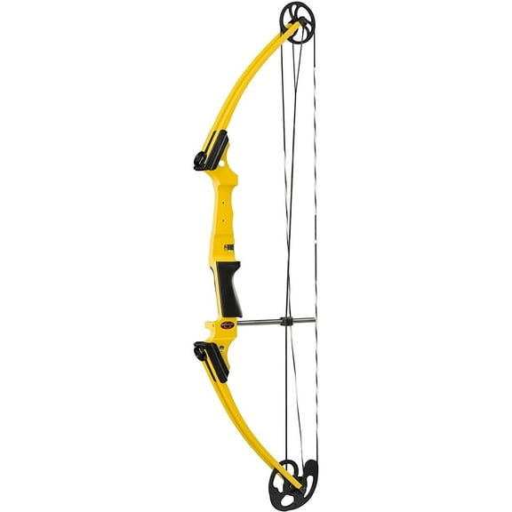Genesis Original Archery Compound Bow, Adjustable, Draw Hand-Left, Yellow