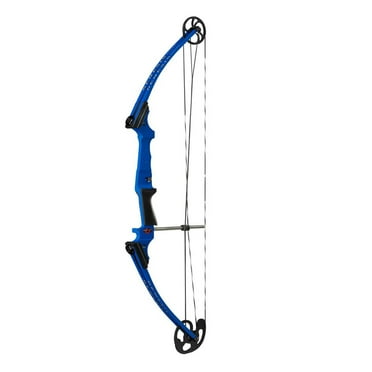 Genesis Original Archery Compound Bow Adjustable Size, Draw Hand-Right,Blue