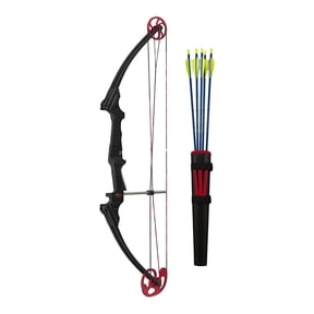 Open Box Genesis Archery Original Compound Bow and Arrow Set - Left Handed - Black