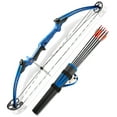 thumbnail image 1 of Genesis Original Archery Compound Bow and Arrow Set, Draw Hand-Left, Blue, 1 of 12