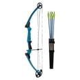 thumbnail image 1 of Genesis Original Archery Compound Bow and Arrow Set, Draw Hand-Left, Teal, 1 of 12