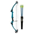 thumbnail image 1 of Genesis Original Archery Compound Bow and Arrow Set, Draw Hand-Left, Teal, 1 of 12