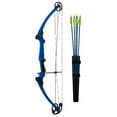 thumbnail image 1 of Genesis Original Archery Compound Bow and Arrow Set, Draw Hand-Right, Blue, 1 of 11
