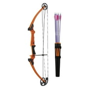 Genesis Original Compound Bow and Arrow Kit, Right Handed, Orange