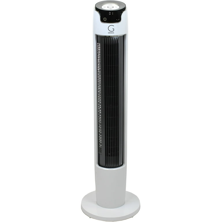Genesis Powerful 43 Inch Oscillating Tower Fan With Max Air Quiet