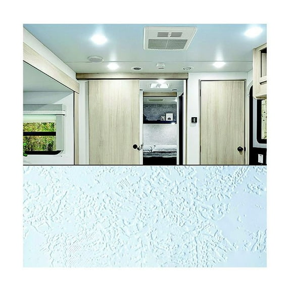 Genesis Products REVIVE Textured Ceiling Cover, 2' x 100', Textured Arctic White