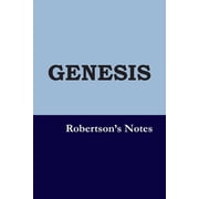 Genesis Robertsons Notes, Paperback