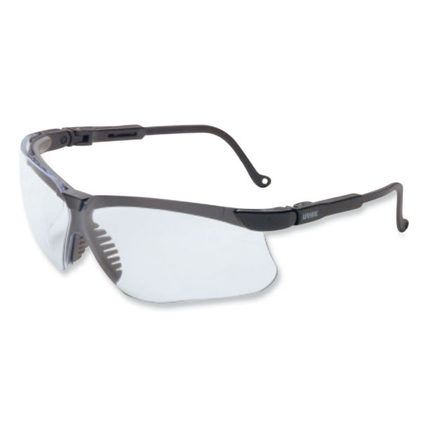 Genesis Safety Eyewear, Black Nylon Frame, Clear Polycarbonate Lens Genesis Safety Eyewear, Black Nylon Frame, Clear Polycarbonate Lens