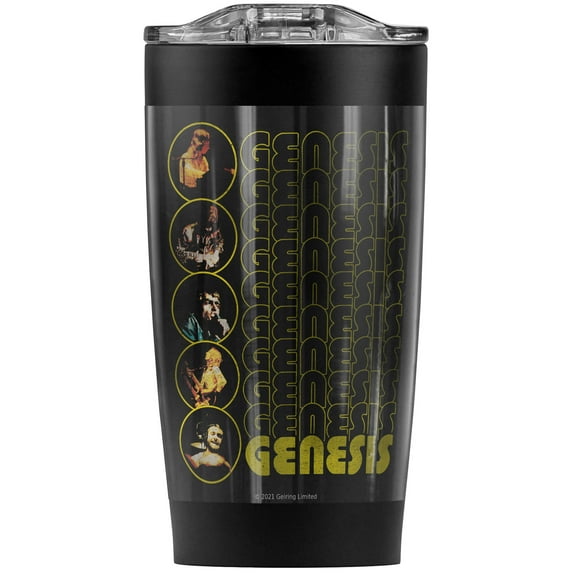 Genesis/The Carpet Crawlers Stainless Steel Tumbler 20 oz Coffee Travel Mug/Cup, Vacuum Insulated & Double Wall with Leakproof Sliding Lid | Great for Hot Drinks and Cold Beverages
