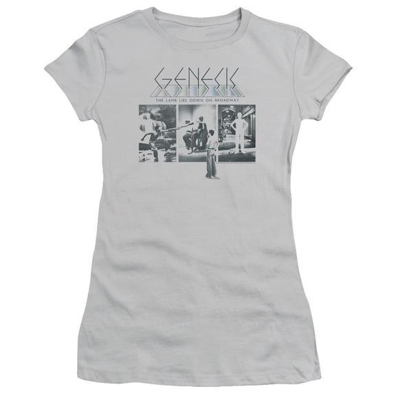 Genesis - The Lamb Down On Broadway - Juniors Teen Girls Cap Sleeve Shirt - X-Large