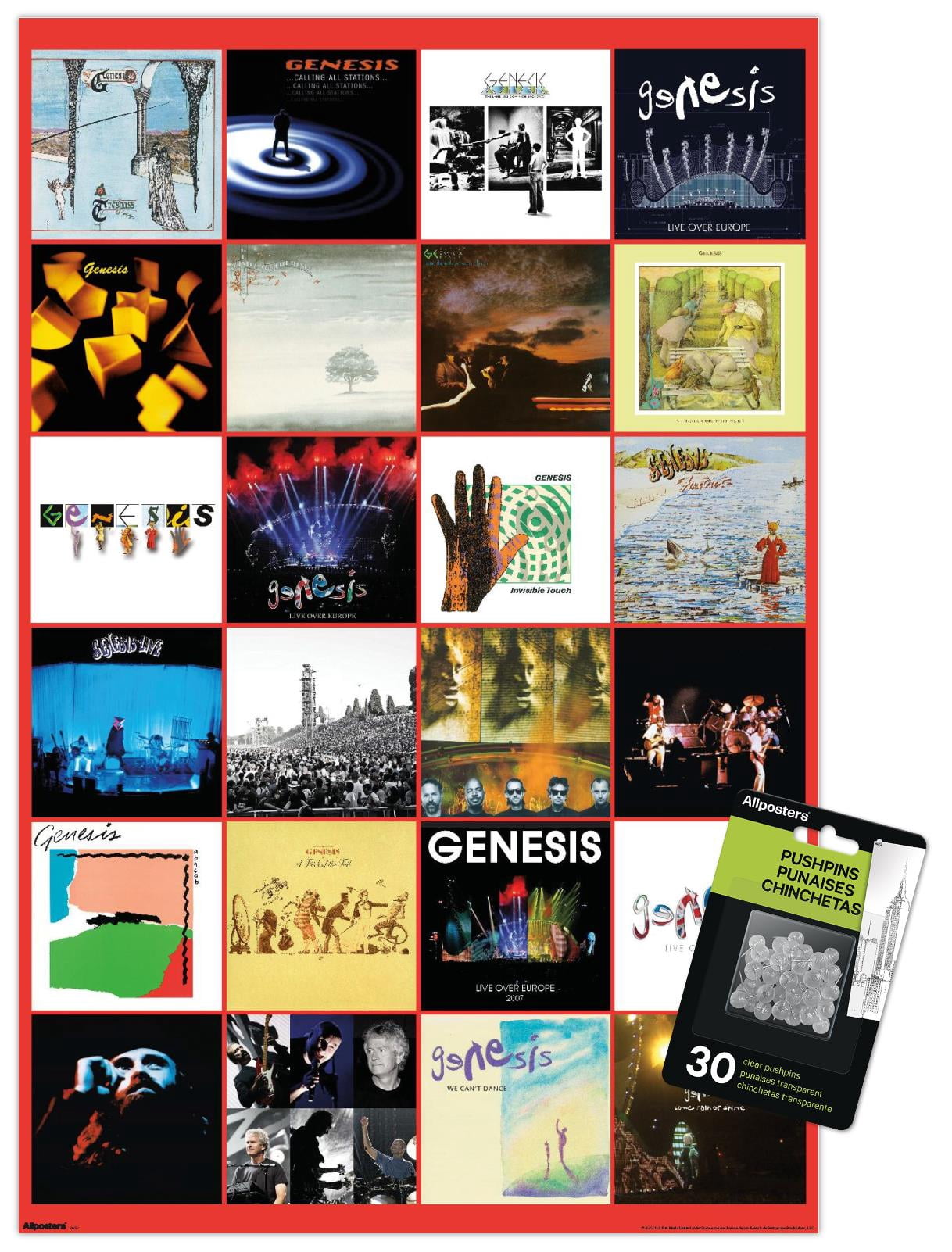 Genesis Walk Genesis - The Way We Walk Wall Poster with Push Pins, 14.725