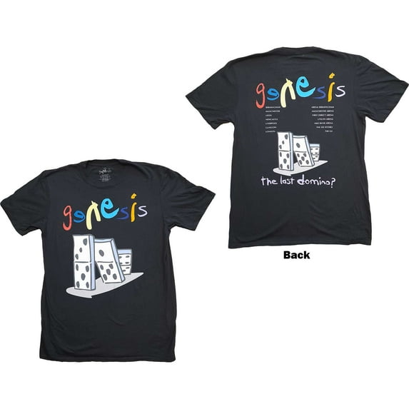 Genesis Unisex T-Shirt Back Print (Back Print & Ex-Tour) (Medium)