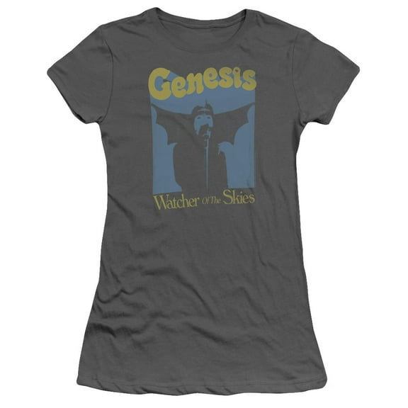 Genesis Watcher Of The Skies Junior Women's T-Shirt Sheer Charcoal