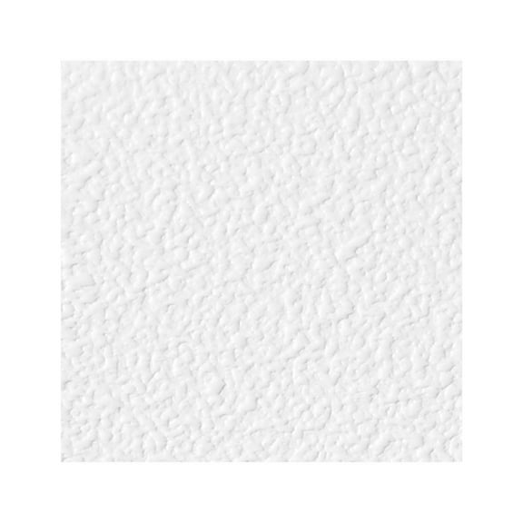 Genesis White Stucco Pro Ceiling Tiles - Easy Drop-in Installation – Waterproof, Washable and Fire-Rated - High-Grade PVC to Prevent Breakage (6" x 6" Sample)