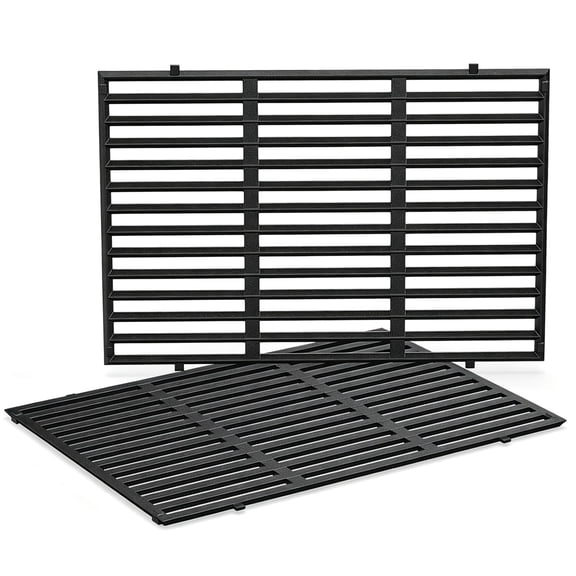 Genesis ii Grill Grates for Weber Genesis II 300 and Genesis II LX 300 Series Grills, Genesis II E&S 310 315 320 325 340, 18.75" Grill Parts for Weber Genesis 2, Cast Iron Weber 66095 66802, 66805