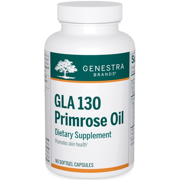 Genestra Brands GLA 130 Primrose Oil | Essential Fatty Acid Supplement for Skin Health* | 90 Capsules