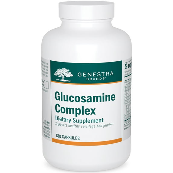 Genestra Brands Glucosamine Complex | Combination of Glucosamine Sulfate, Chondroitin Sulfate, Amino Acids and Herbal Ingredients | 180 Capsules