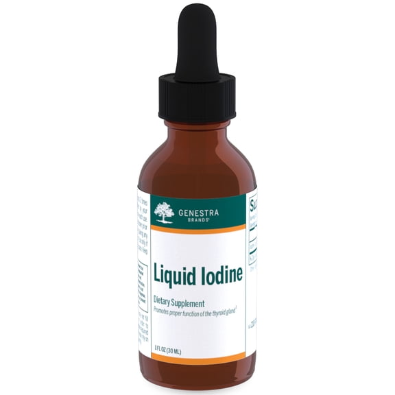 Genestra Brands Liquid Iodine | Iodine Derived from Kelp | 1 fl. oz.